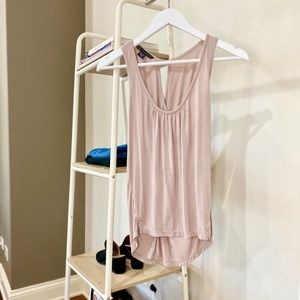 Armani Exchange Pink XXS Crossback Top